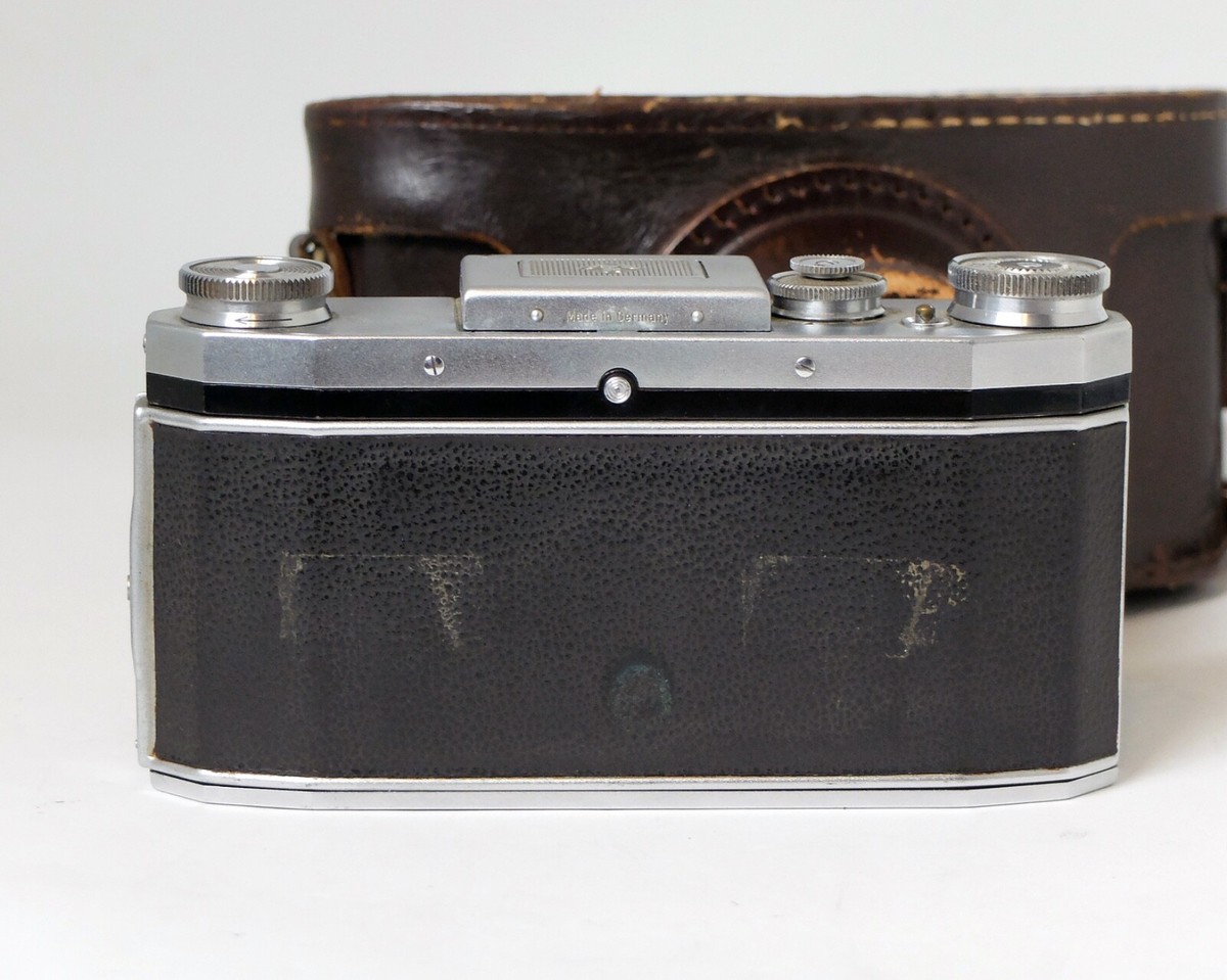 Praktica EX Carl Zeiss Jena Tessar 50mm 1:3.5 Red T 35mm film