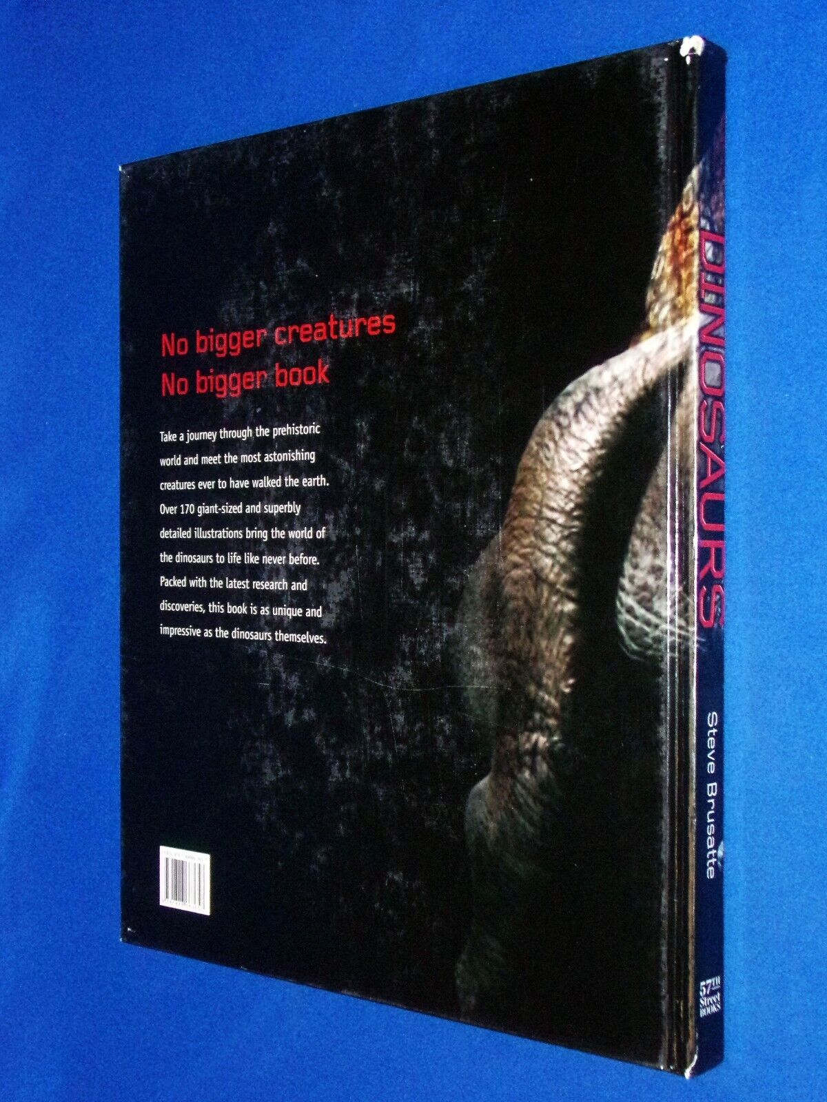 GIANT SIZED 2008 Dinosaurs 1st Ed Hardcover Book Steve Brusatte 14x17  Illustrate