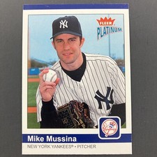 Mike Mussina 2004 Fleer Platinum Card #74 MLB New York Yankees