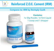 Dental IRM Reinforced ZOE Cement IRM Restorative 38g Powder 15mL Liquid 5370