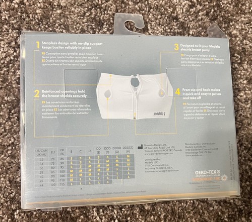 Medela Hands Free Pumping Bustier | Easy Expressing Pumping Bra New in Package - Picture 7 of 8