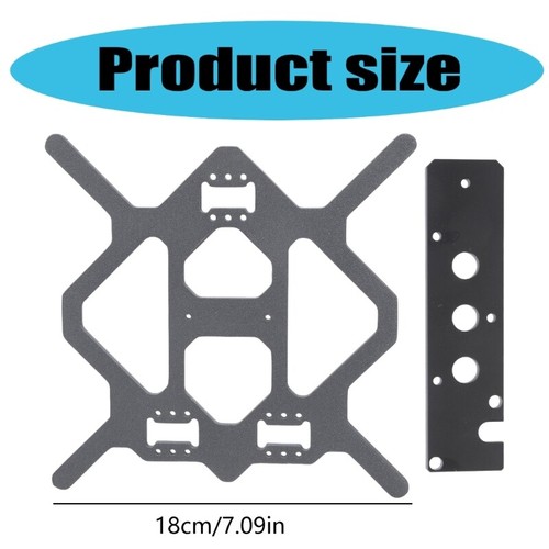 3D Printer Aluminum Profile Y Carriage Z bottom plate With 3pcs U-bolts Holding - Photo 8/8