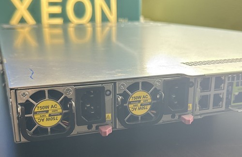 Supermicro CSE-819U X11DPU 4-bay LFF 3.5" Server 2x Intel Gold 5118 96GB DDR4 - Picture 5 of 10