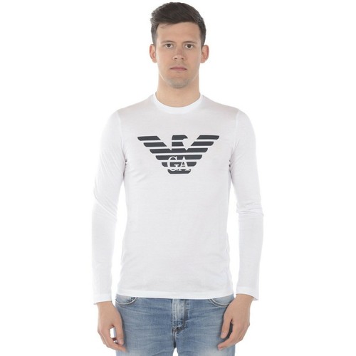 Emporio Armani T-Shirt da Uomo in Jersey di Cotone Maglia S/S 22  8N1T641JNQZ | eBay