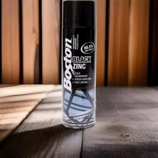 Cold Galvanising Zinc Spray Can 400g Boston Rust Prevention Protection - Black