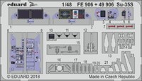 MW22 Eduard FE906 SU-35S 1/48 Zoom Set For Great Wall Hobby