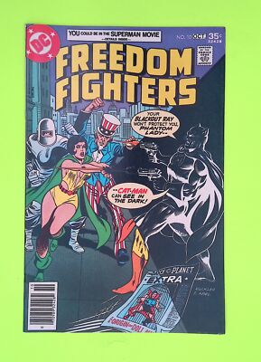 Freedom Fighters #10 Vol. 1 1977 DC Comics Newsstand Mid Grade Comic Book V95-91
