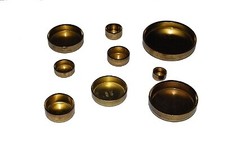 TAPPI FUSIONE DIAMETRO 34 IN OTTONE