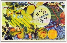 Fruits Merrimack Publishing Corp. New York Vtg Postcard M24