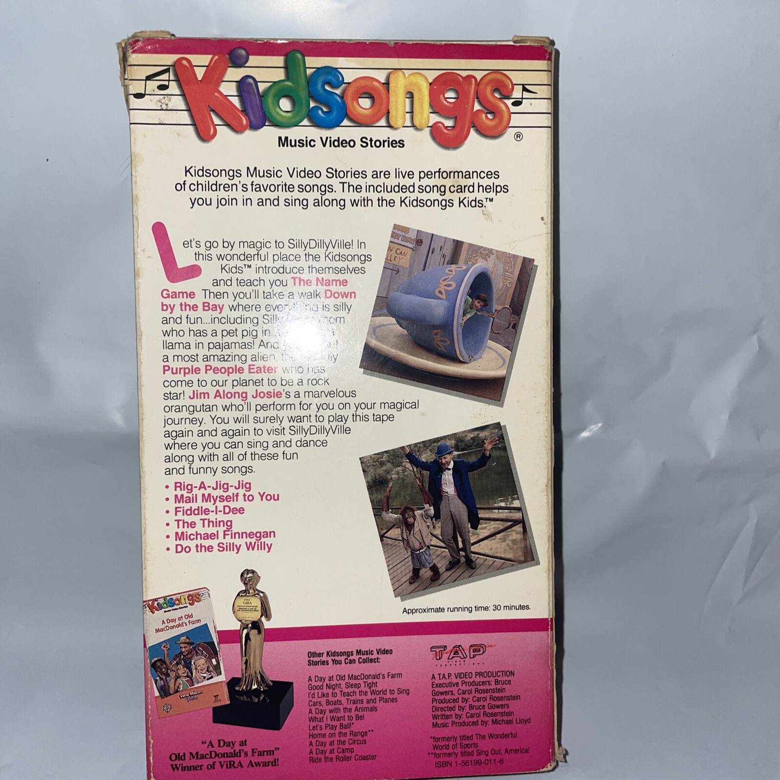 KIDSONGS VERY SILLY SONGS Music Video Stories VHS Tape 1991 TAP View