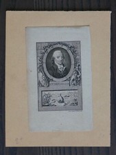FLORIAN JEAN-PIERRE CLARIS DE (1755-1794) - AUTEUR - GRAVURE ORIGINAL XIXEME