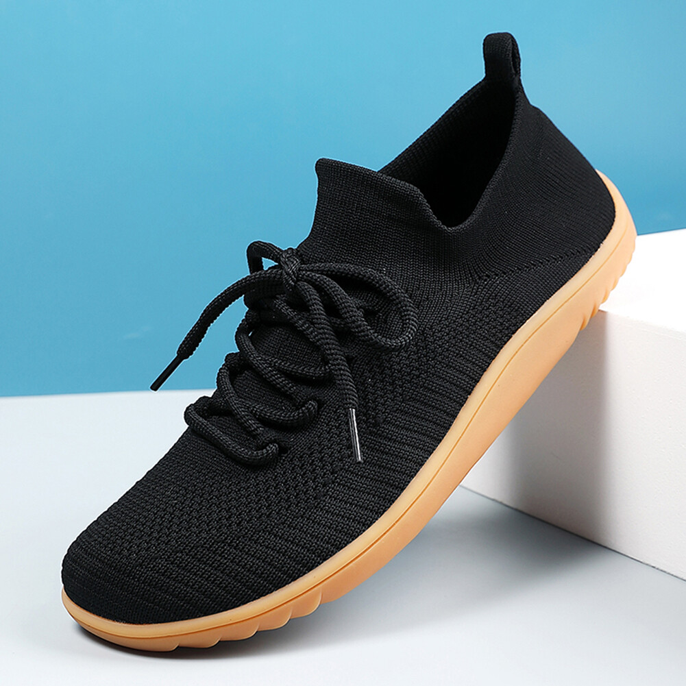 SAOLA Scarpe minimaliste a piedi nudi scarpe da cross trainer per sport all'aperto (nero 39)