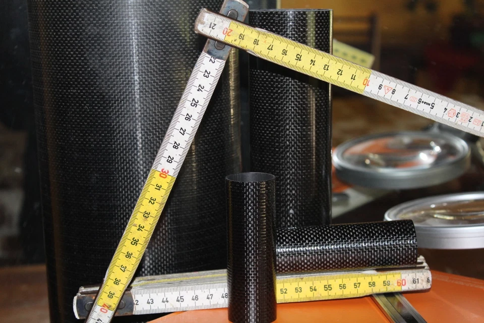 Tubo in fibra di Carbonio Twill 3k Modellismo / telescopico - Immagine 3 di 4