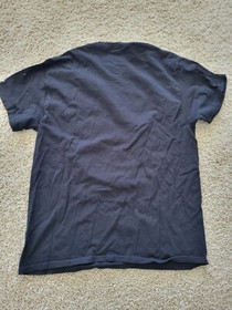 Super Mario Bros Nintendo Bowser T-Shirt Black Size Large NES SNES graphic tee