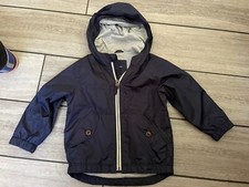 Baby Gap blue hooded zip front jacket size 3