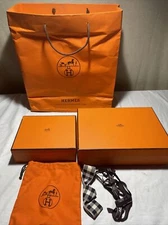 Hermes - EMPTY - Gift Box  With Shopping Gift Bag.