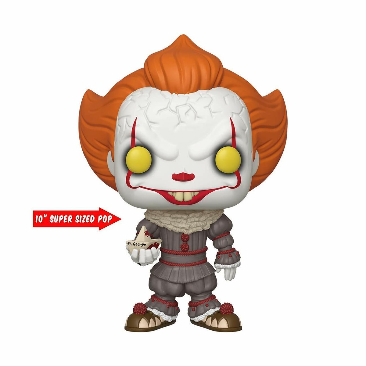 Pop! Movies: It Chapter 2 Pennywise with Boat 10 inch #786 Pop! Movies: It Chapter 2 Pennywise with Boat 10 inch #786