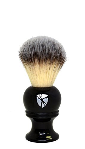 Safety Razor Synthetic Bristle Shaving Brush by  - No Animal Products 