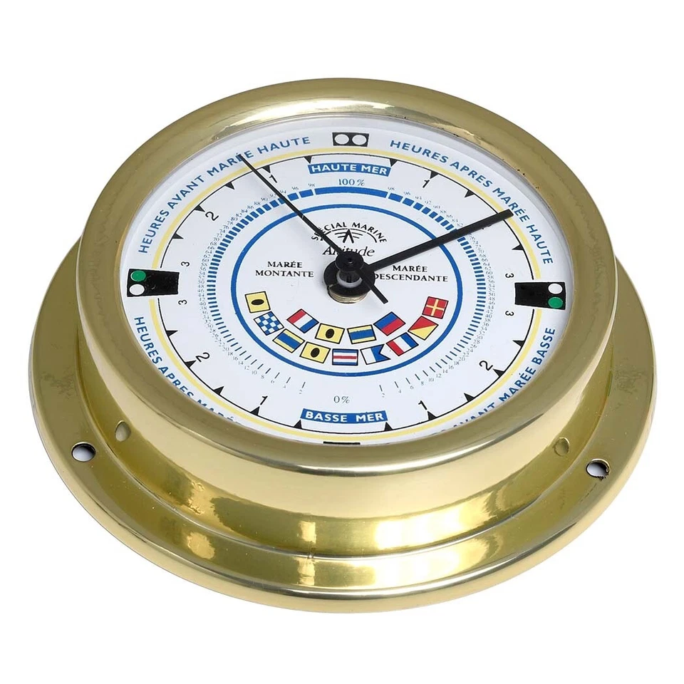 Altitude Tidenuhr Messing Signalflaggen 127mm x 40mm aus Dänemark - Bild 2 von 4