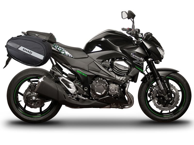 SHAD K0Z883SE Kit Support Bag Side for Kawasaki Z800 Black for