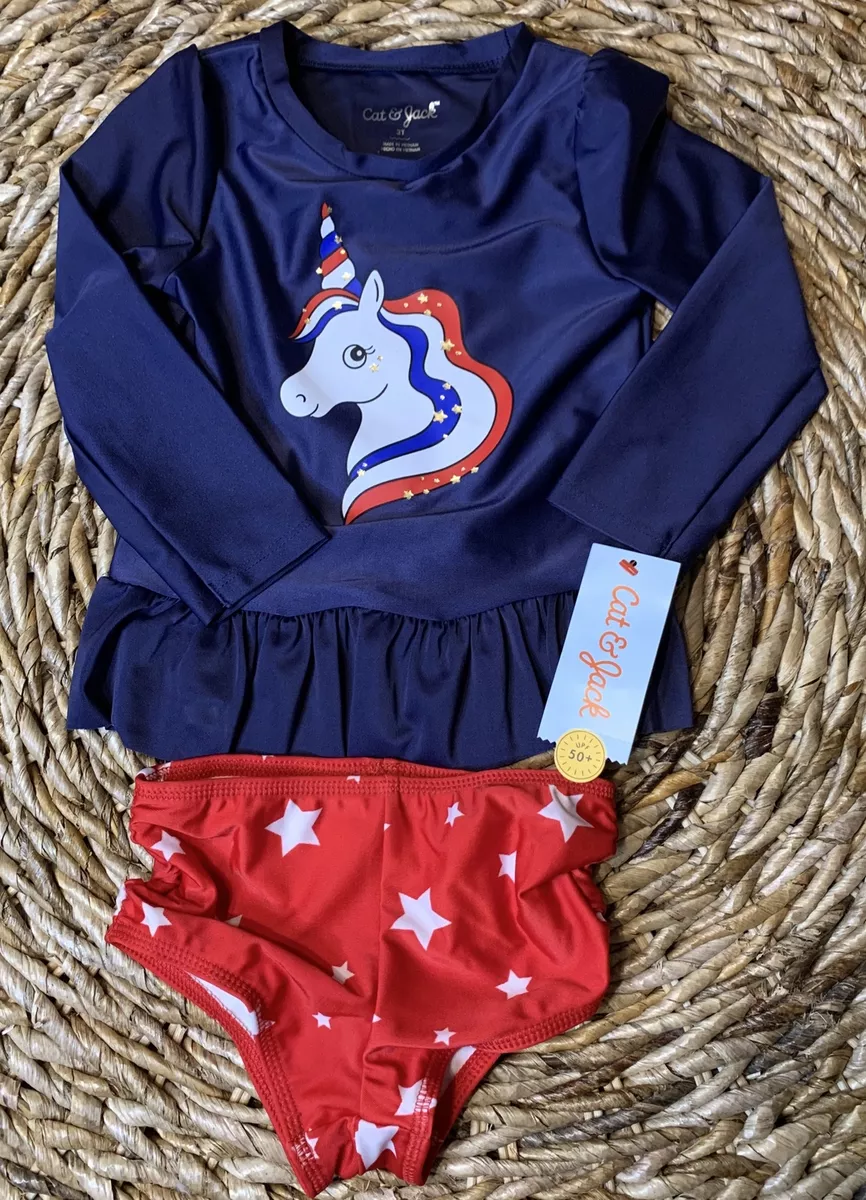 Cat and jack unicorn bathing sale suit