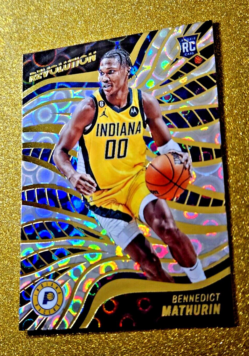 2022-23 Panini Revolution Groove Bennedict Mathurin Rookie RC Mint #126 SP