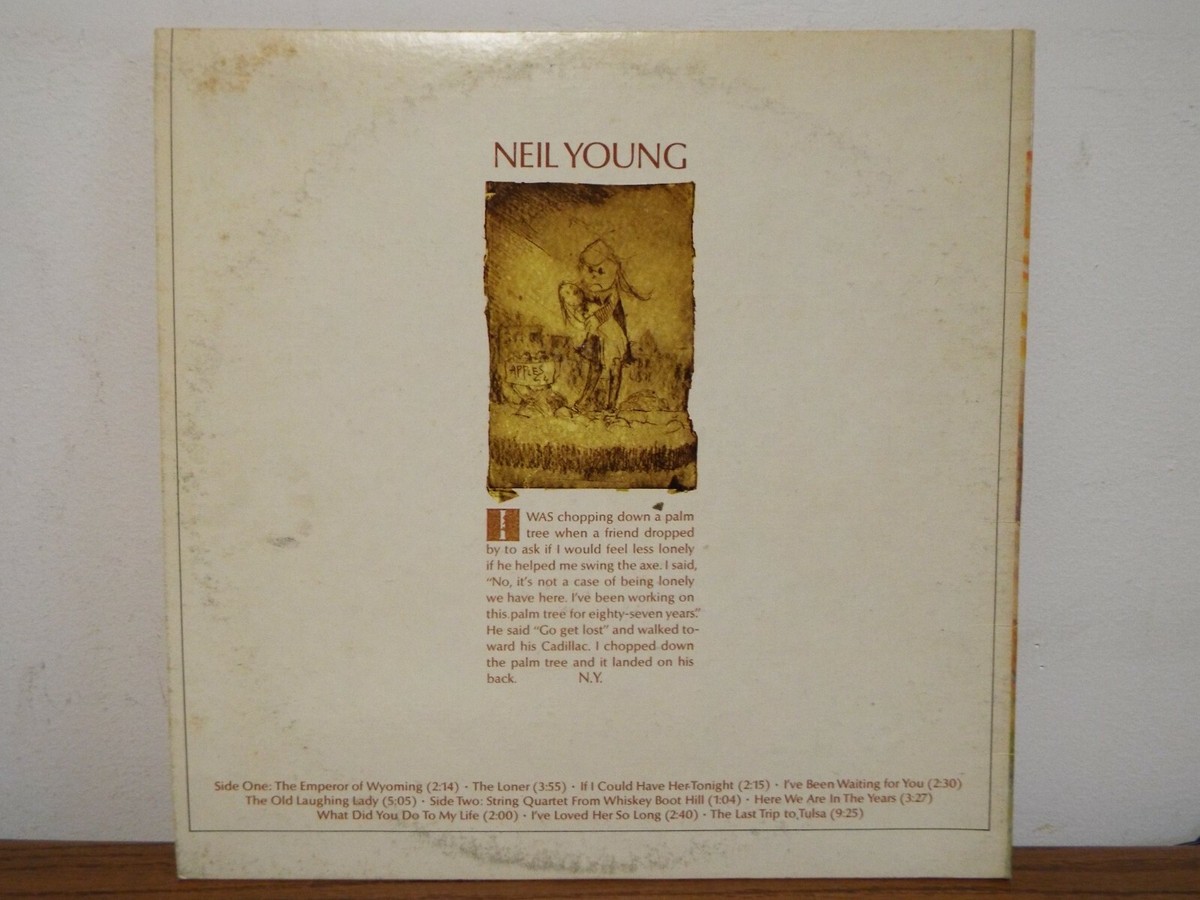 NEIL YOUNG SELF TITLED 1968 LATER PRESS LP VINYL ALBUM | eBay