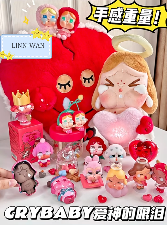 Genuine POP MART CRYBABY CRYING FOR LOVE Series Plush - Box Genuine POP MART CRYBABY CRYING FOR LOVE Series Plush - Box