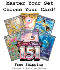 Pokemon Scarlet & Violet 151 - Holo/Reverse Holo Singles - Choose Your Cards!