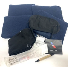 Lot of 4 New American Airlines Shinola Detroit Business Class Blue Amenity Kits