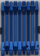2.25in. 2ba Blue Aluminum Dart Shafts: 3 per set
