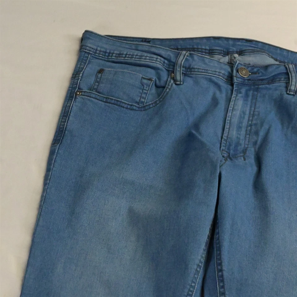 Pantalones de mezclilla ligeros elásticos ajustados Buffalo David Bitton 36 x 32 Axel para hombre Foto 2 de 4