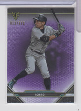 Ichiro Mariners 2021 Topps Titanium Purple 12/299 #87 010322AZCD23