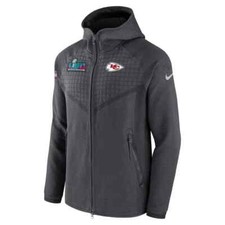 Kansas City Chiefs Nike Super Bowl LVII Opening Night Performance Full Hoodie KC