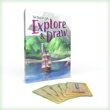 Isle of Cats EXPLORE AND & DRAW Board Game +