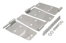 Crown 1976-1993 Wrangler Cj7 Door Hinges To Fit Full Doors In Stainless Steel