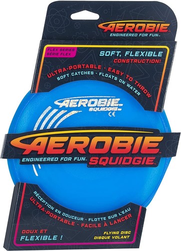 Aerobie Squidgie Soft Flexible Frisbee Flying Disc Junior or Pet RED GREEN BLUE - Picture 13 of 18