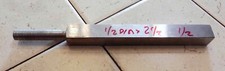NOS WOOD LATHE CUTTING SQUARE TOOL STOCK 3/4" X 7" - 1/2" X 2 1/2" FOR HANDLE