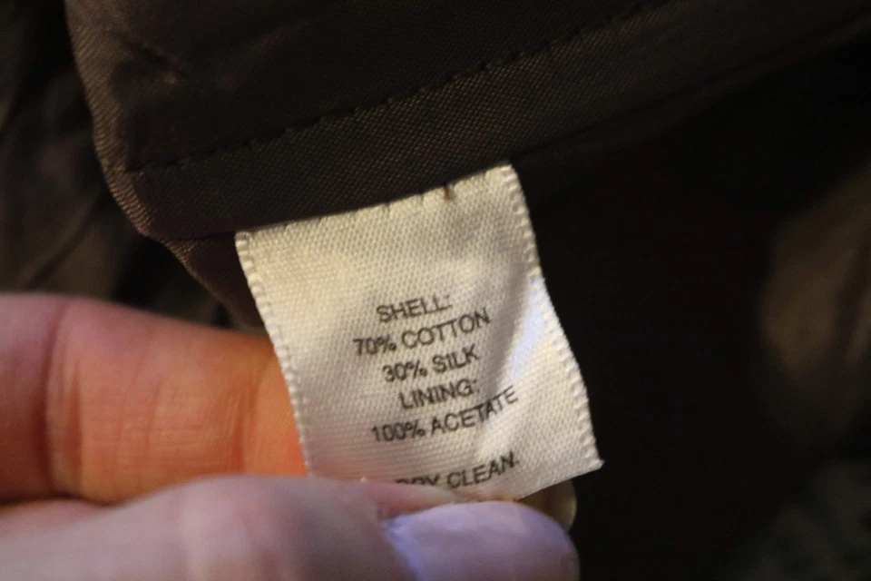 Женское платье White House Black Market из длинной шелковой смеси без рукавов коричневое размер 2 - Изображение 4 из 4