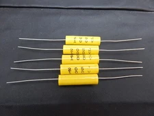 NP 2UF, 2mF, 100V, 5%, ELPAC, Audio Capacitor Metalized Polyester - LOT OF 5