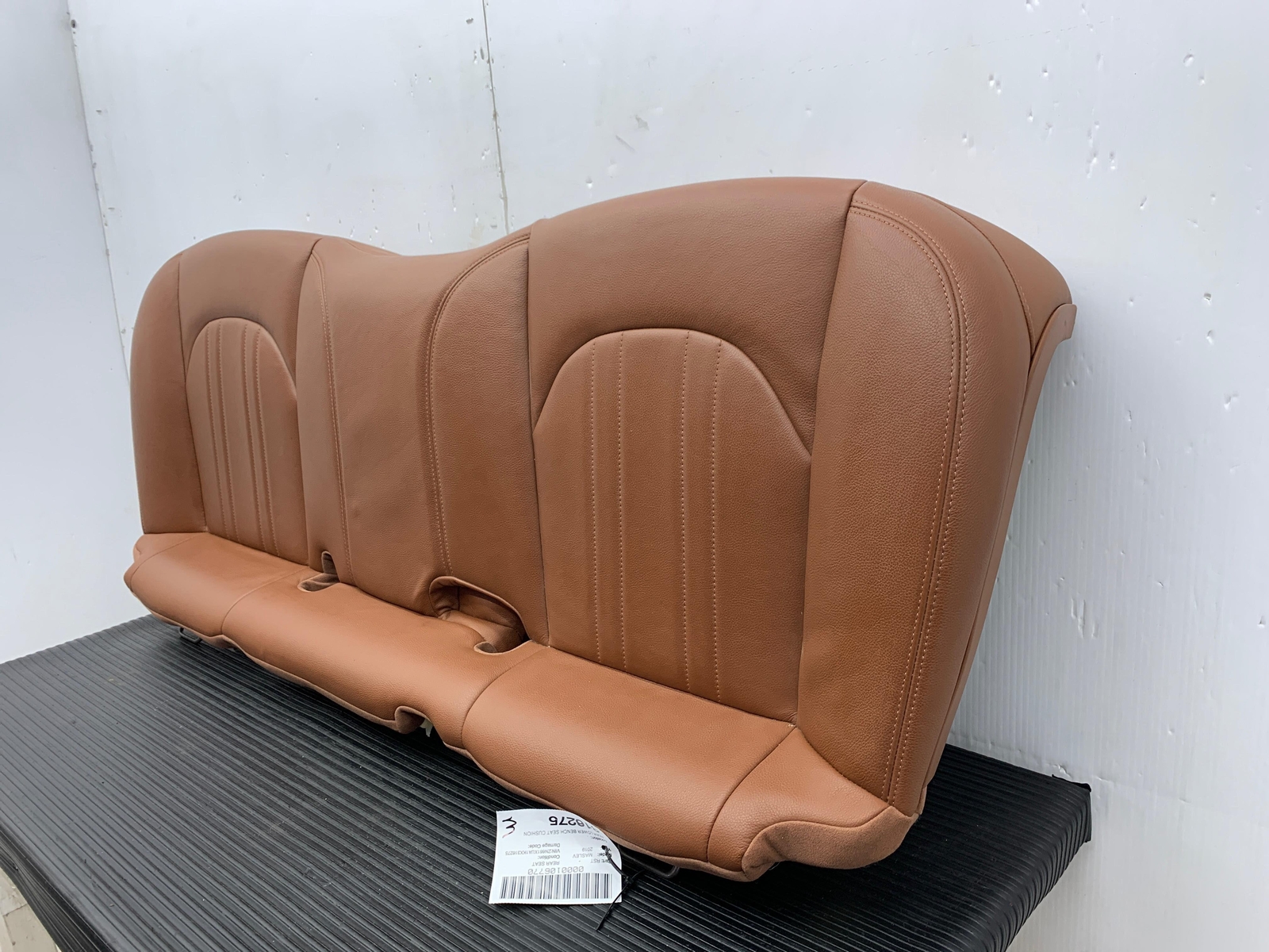 2017 - 2020 MASERATI LEVANTE OEM REAR LOWER BENCH SEAT CUSHION | TAN LEATHER