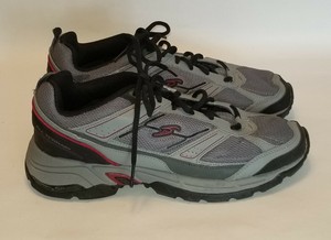 men's grey athletic shoes