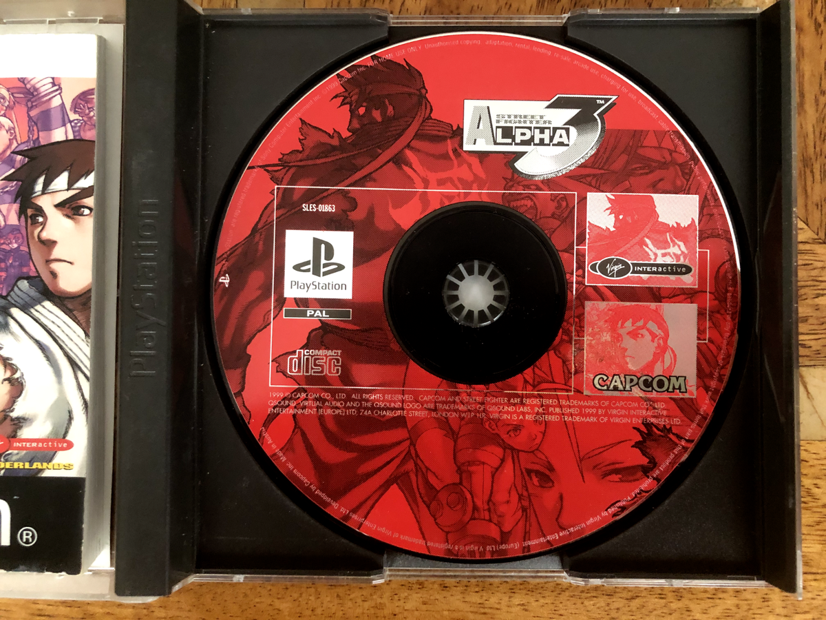 Street Fighter Alpha 3 III | Sony PlayStation (PS1/PSX) Game | PAL