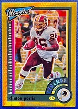CLINTON PORTIS 2022 Classics TIMELESS TRIBUTES LEGENDS Gold SP 41/99 Card #143