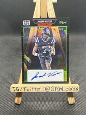 2023 Leaf Pro Set Pure Football Auto 1/4 Jordan Waters Clear Black PSA-JW1