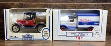 ERTL Diecast Metal Coin Bank Lot 1918 Runabout  1931 True Value Delivery Truck