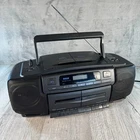 Vintage RCA RP-7991A Dual CD Dual Cassette Boombox Stereo Tested Working Read