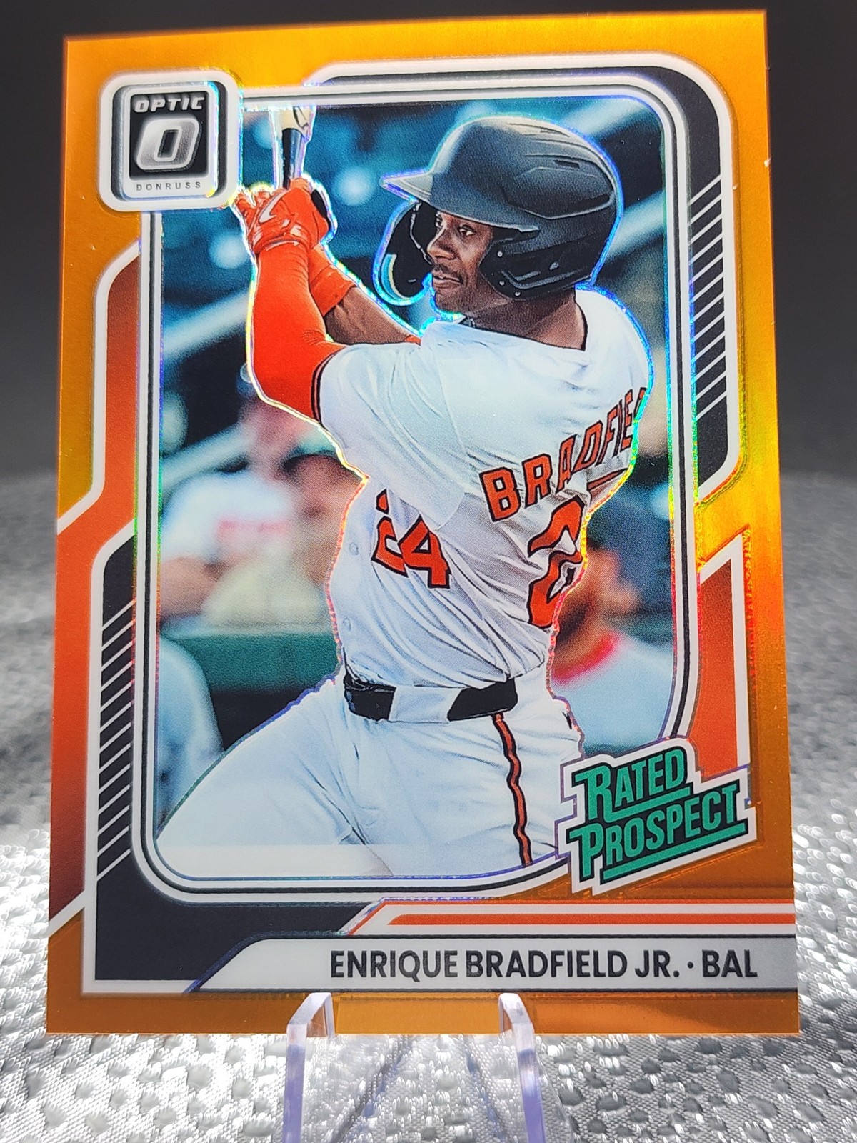 2026 Donruss #147 Enrique Bradfield Jr. Optic Orange #/199