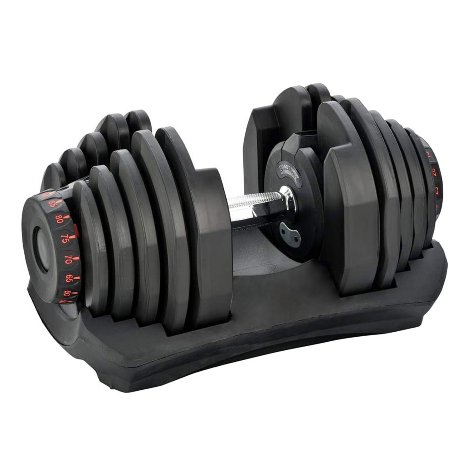 HolaHatha 10 TO 90 Pound Adjustable Dumbbell Home Gym Workou