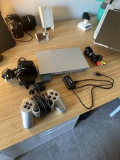 Sony PlayStation 2 Slim Silver Console PAL PS2